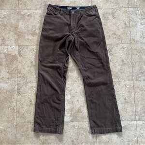 Vintage early 2000s Mountain Hardwear brown corduroy boot cut pants
